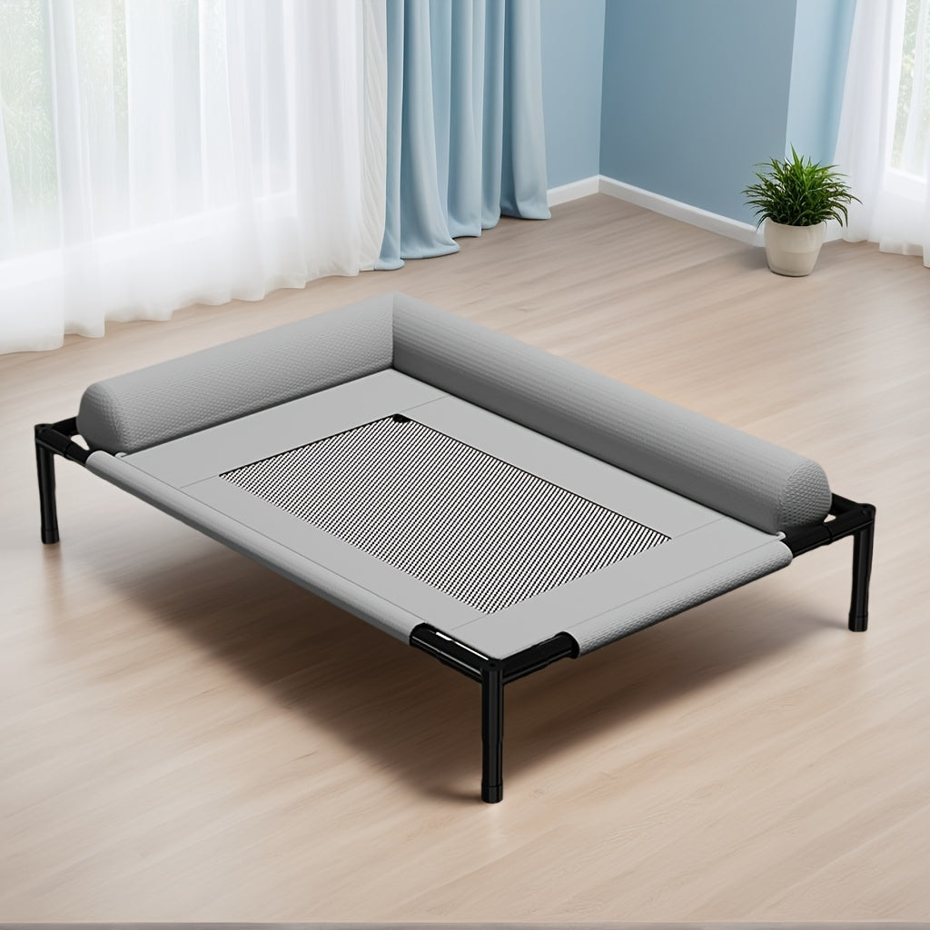Elevated Cooling Pet Bed with Breathable Mesh (Small to Medium Dogs)