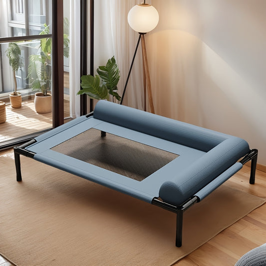 Elevated Cooling Pet Bed with Breathable Mesh (Small to Medium Dogs)